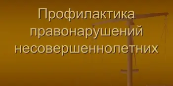 Комплекс дополнительных мер, направленных на профилактику преступлений среди несовершеннолетних