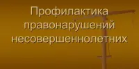 Комплекс дополнительных мер, направленных на профилактику преступлений среди несовершеннолетних